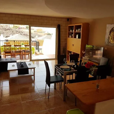 펜션 Roque Del Conde With Fantastic Sea View, Terrace, Pool, Wifi, Sat-tv, Garage *