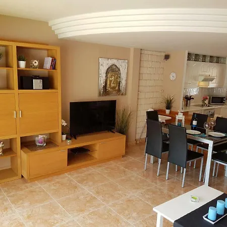 Roque Del Conde With Fantastic Sea View, Terrace, Pool, Wifi, Sat-tv, Garage Costa Adeje (Tenerife)