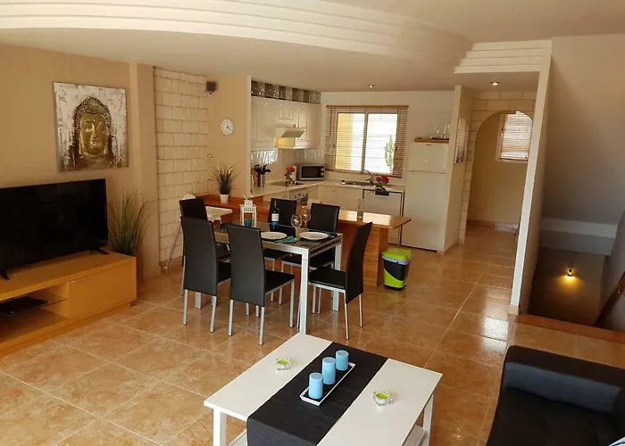 Roque Del Conde With Fantastic Sea View, Terrace, Pool, Wifi, Sat-tv, Garage Будинок відпочинку