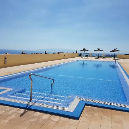 別荘 Roque Del Conde With Fantastic Sea View, Terrace, Pool, Wifi, Sat-tv, Garage アデヘ