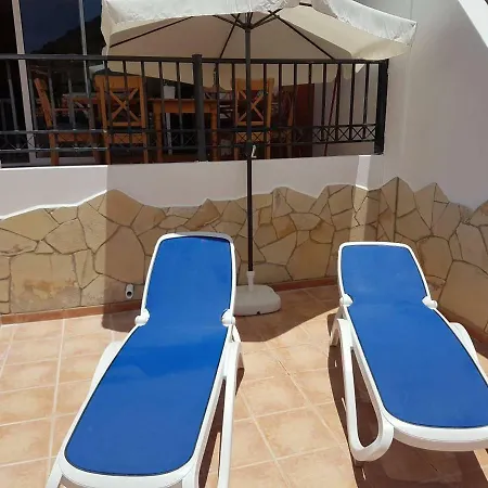 Nyaraló Roque Del Conde With Fantastic Sea View, Terrace, Pool, Wifi, Sat-tv, Garage Costa Adeje (Tenerife)
