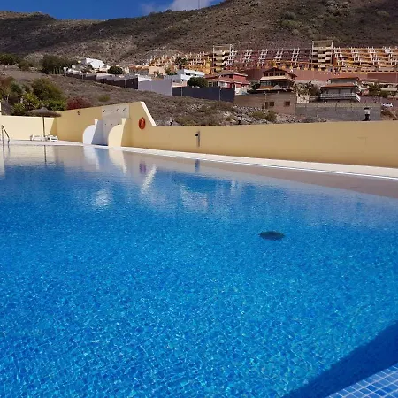 Feriehus Roque Del Conde With Fantastic Sea View, Terrace, Pool, Wifi, Sat-tv, Garage Costa Adeje (Tenerife)