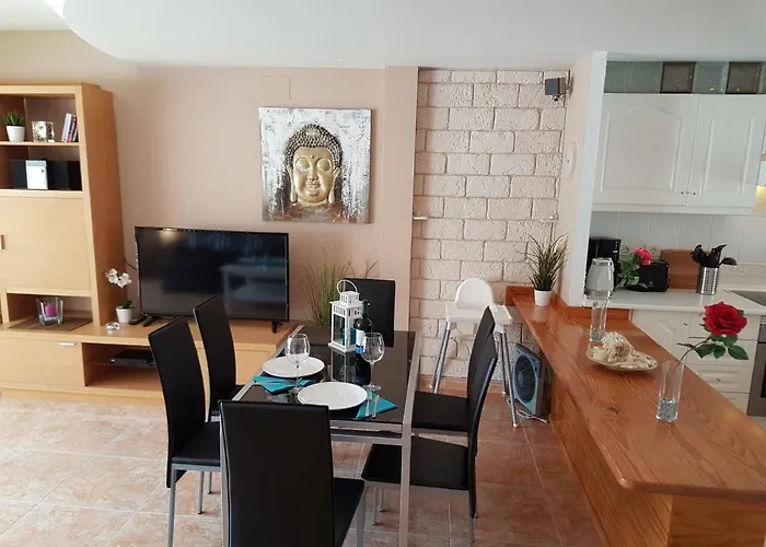 Roque Del Conde With Fantastic Sea View, Terrace, Pool, Wifi, Sat-tv, Garage Ferienhaus Costa Adeje (Tenerife)